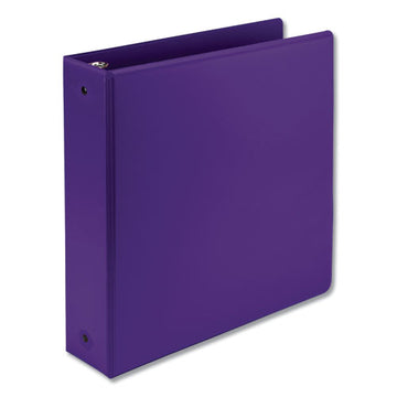 Samsill® Earth's Choice Biobased Economy Round Ring View Binders, 3 Rings, 2" Capacity, 11 X 8.5, Purple freeshipping - TVN Wholesale
